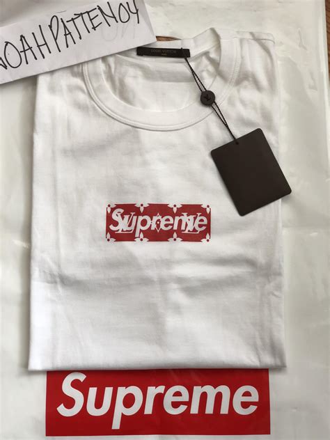 supreme lv tee price|supreme louis vuitton slippers.